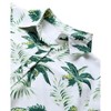 Nlife Women Pineapple Printed Lapel Collar Half Sleeves Buttons Down Blouse Shirt - 4 of 4