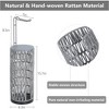 Charcoal Rattan 3-Pack Standalone Toilet Tissue Dispenser - 4 of 4