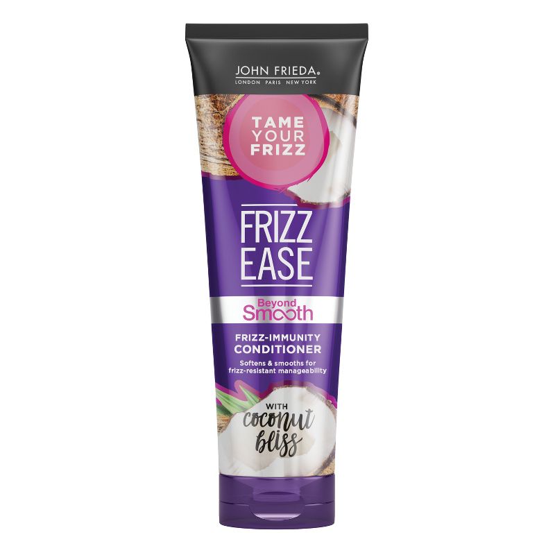 John Frieda Frizz Ease Beyond Smooth Conditioner, Anti-Humidity Conditioner Coconut Bliss - 8.45 fl oz, 1 of 6