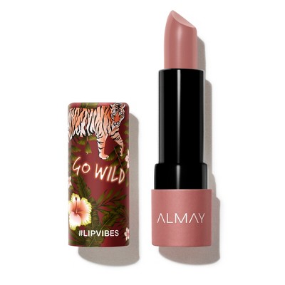 Almay Lip Vibes Lipstick - 120 Go Wild - 0.14oz