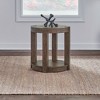 Liberty Furniture,Broadmore Living Room Round Chairside Table - Cobblestone Brown - 2 of 4