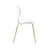 Meridian Furniture,Clarion Gold Metal Dining Chair, Set of 2 - 3 of 4