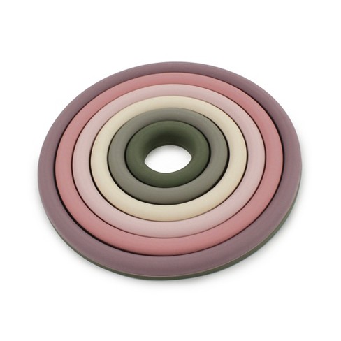 Hudson Baby Silicone Stacking Toy, Rings, One Size : Target