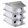 Birds Choice 20" Silver Assembled Purple Martin House Coates Round Entrance 3 Floor 12 Room Bird House: Weather-Resistant Aluminum, Pole Mounted - 2 of 4