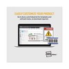 Avery Surface Safe Removable Label Safety Signs, Inkjet/Laser Printers, 5 x 7, White, 2/Sheet, 15 Sheets/Pack - 3 of 4