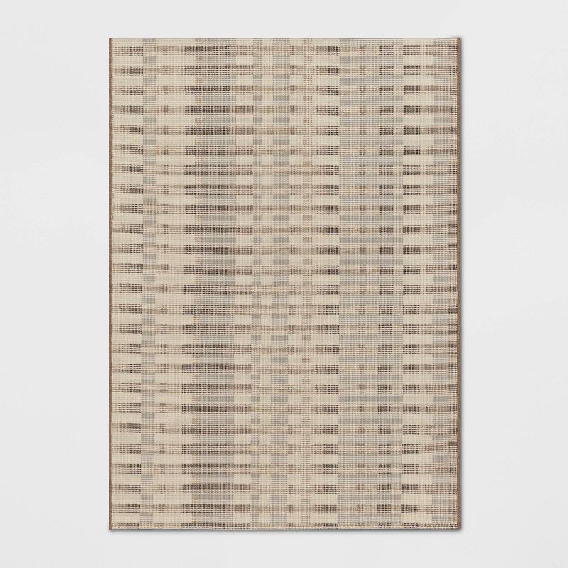 Beachside Grid Outdoor Rug Naturals – Threshold™ designed with Studio McGee, 1 of 10