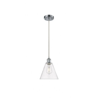 Berkshire - 1 Light Mini Pendant In Industrial Style-11.75 Inches Tall and 8 Inches Wide