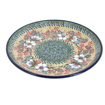 Blue Rose Polish Pottery Jasmine Dessert Plate