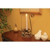 Pacific Accents Sedona Floating Taper Candle Hurricane With Included 9-Inch White Taper Candle - 3 of 3
