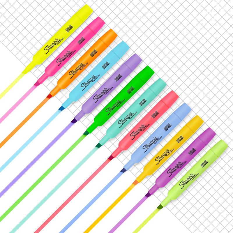Sharpie 12pk Highlighters Tank Chisel Tip Assorted Colors, 2 of 7