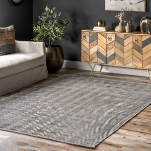 Nuloom Hand Loomed Kimberley Area Rug, 3' x 5', Gray - 1 of 4