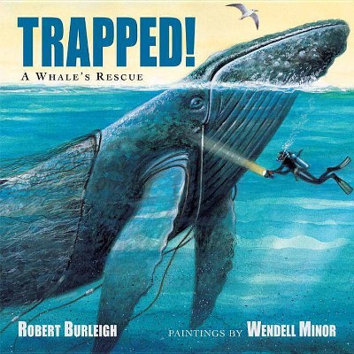 Trapped! a Whale's Rescue - by  Robert Burleigh (Hardcover)