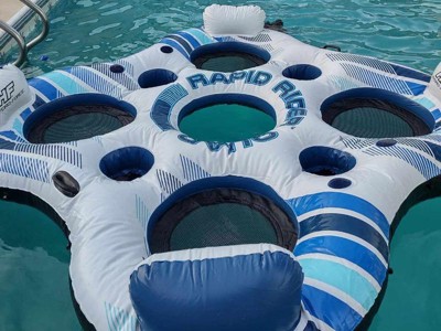 Bestway CoolerZ Rapid Rider 53 Inch Inflatable Pool River Raft Tube Float,  Blue & Reviews