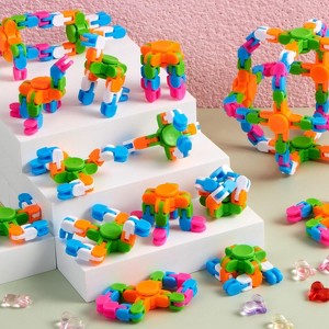 Joyfy 30 Packs Valentine's Day 6-Design Gift Cards with Fidget Spinners | Deformable DIY Fingertip Toys for Stress Relief - 1 of 4