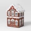 Christmas Ceramic Gingerbread House Decor Tall House - Wondershop™ - 3 of 3