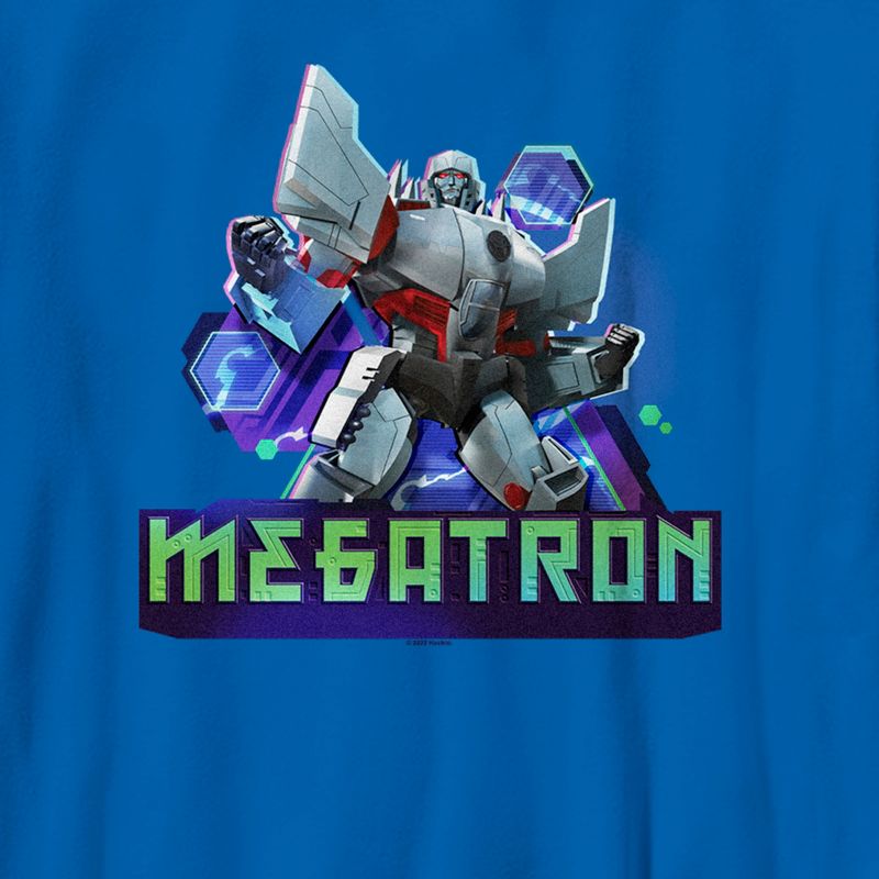 Boy's Transformers: EarthSpark Megatron Badge T-Shirt, 2 of 6