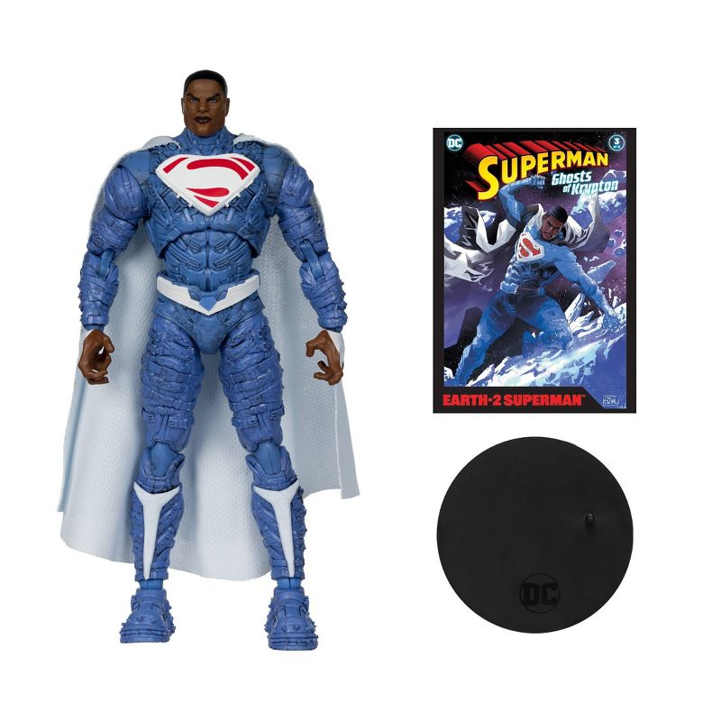 McFarlane Toys DC Superman: Ghosts of Krypton Earth-2 Superman Page Punchers with 7&#34; Action Figure, 4 of 13