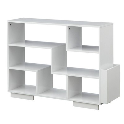 30" Leon Mid-Century Bookcase White - Angelo:Home