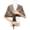 INSPIRE CHIC Women's Sequin Shawls and Wraps for Evening Dresses Fringed Sparkly Scarf 1Pc - 3 of 4