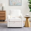 360° Swivel Accent Chair,Modern Swivel Arm Chair with USB Type-C Charging for Living Room,Chenille Swivel Chair with Storage Space-Cuddlewood - 2 of 4