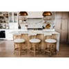 Maven Lane Alexander Swivel Fabric Counter Height Bar Stool - 3 of 4