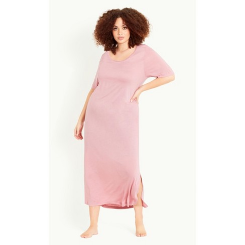 Mold Awaken Settle Women's Plus Size Night Dress - Rose | Evans : Target
