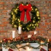 Novelty Lights 8" Red 3D Christmas Bow - 3 of 4
