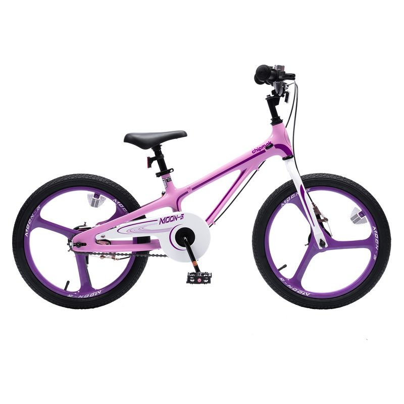 RoyalBaby Moon-5 Lightweight Magnesium Frame Kids Bike with Dual Hand Brakes, Training Wheels, Bell & Tool Kit for Boys and Girls, 2 of 7