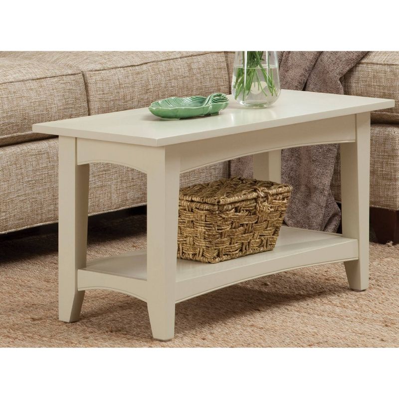 Cottage Bench with Shelf - Alaterre, 5 of 8