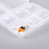 Unique Bargains 9 Grids Double Layer Pill Case 1 Pc - 2 of 4
