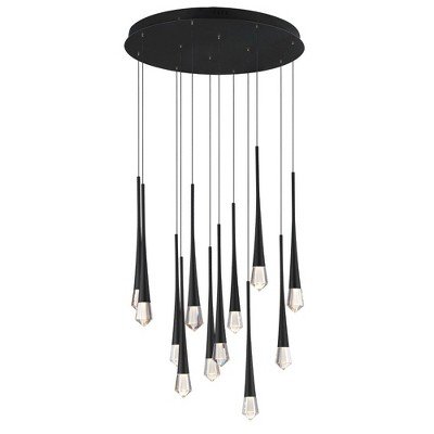 ET2 Lighting Pierce 12 - Light Pendant in  Black