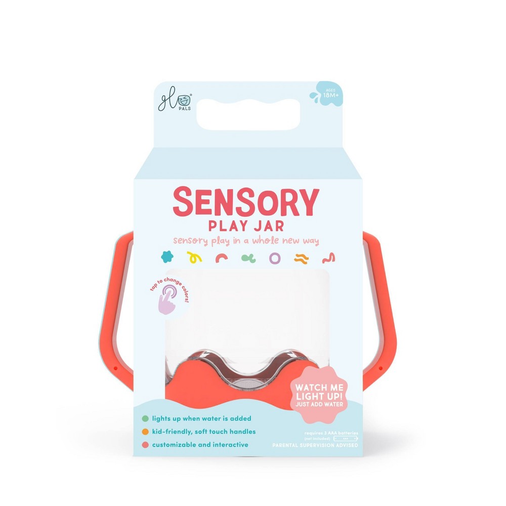 Photos - Other Toys Glo Pals Toddler Sensory Play Jar - Coral