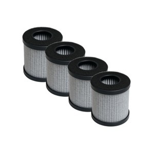 Nispira 3-in-1 HEPA with Activated Carbon Filter Replacement For CALODY Easycare E-L2 Portable Air Purifier for Car Desktop, 4 Packs - 1 of 4