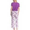 Muk Luks Artistic Garden S/S Capri Set - 2 of 4