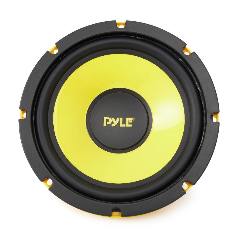 Pyle 400W 8 Inch 4 Ohm Pro Midbass Woofer Audio Component Woofer Sound Speaker System with 3.58 Inch Mount Depth for Car Stereo, 5 of 7