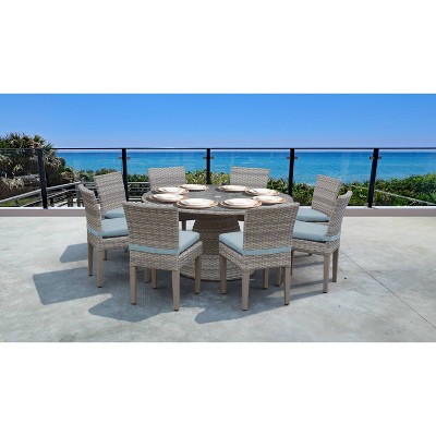 Fairmont 9pc Patio Dining Set - Spa - TK Classics