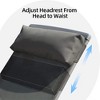 Aluminum Patio Chaise Lounge with 5 Adjustable Positions for Pool Deck Garden Backyard and Sunbathing (Set of 3) - 4 of 4