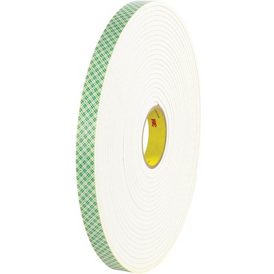 3M 4004 Double Sided Foam Tape 2" x 18 yds. 1/4" Natural 1/Case T95740041PK