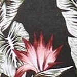 black tropical print