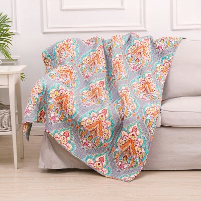 Marielle Bohemian Style Quilted Throw - Levtex Home
