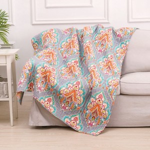 Marielle Bohemian Style Quilted Throw - Levtex Home - 1 of 3