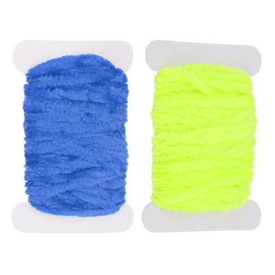 Unique Bargains Rayon Chenille Thick Thread Materials Fly Tying 16.4ft 2 Pcs