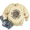 Simply Sage Market Women's Graphic Sweatshirt Eat Basketball Sleep Repeat Leopard Basketball - 3 of 4