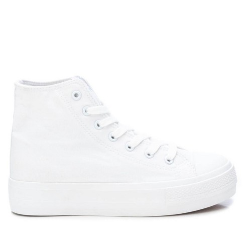 Refresh Women s Canvas High top Sneakers 170825 White 9 Target