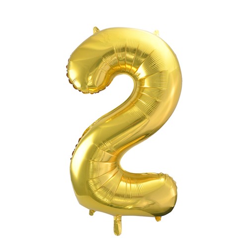 Light Gold Foil Balloon Number 2 - Spritz : Target