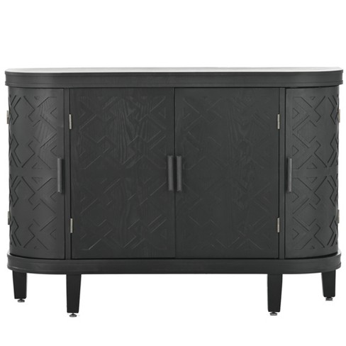 Bella Depot 47.2" Accent Storage Cabinet Sideboard Wooden Cabinet with Antique Pattern Doors - image 1 of 4