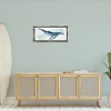 Stupell Industries Nautical Humpback Whale Floating Frame Canvas Art, Gray, 31" x 14" - 3 of 4