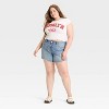 Women's Mid-Rise Loose Denim Shorts - Wild Fable™ - 3 of 3