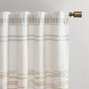Kumasinova 84" Cotton Printed Kitchen Curtains Panel,Window Curtains with Chenille/Tassel,Living Room Curtains with Lining,Boho Curtains for Bedroom - 4 of 4