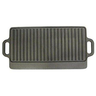 Bene Casa Reversible Cast Iron Griddle, 15 Inch